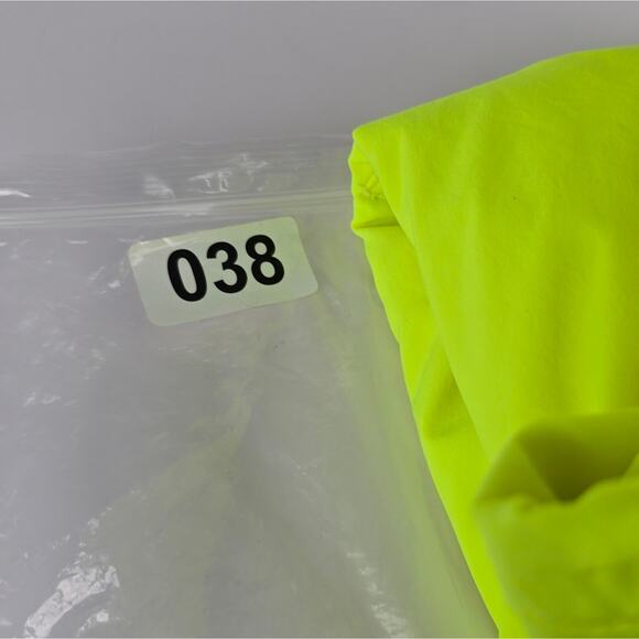 Vintage Neon Yellow Ski Jacket Bobbie Burns Size XL Removable Shoulder Pads - Picture 13 of 14